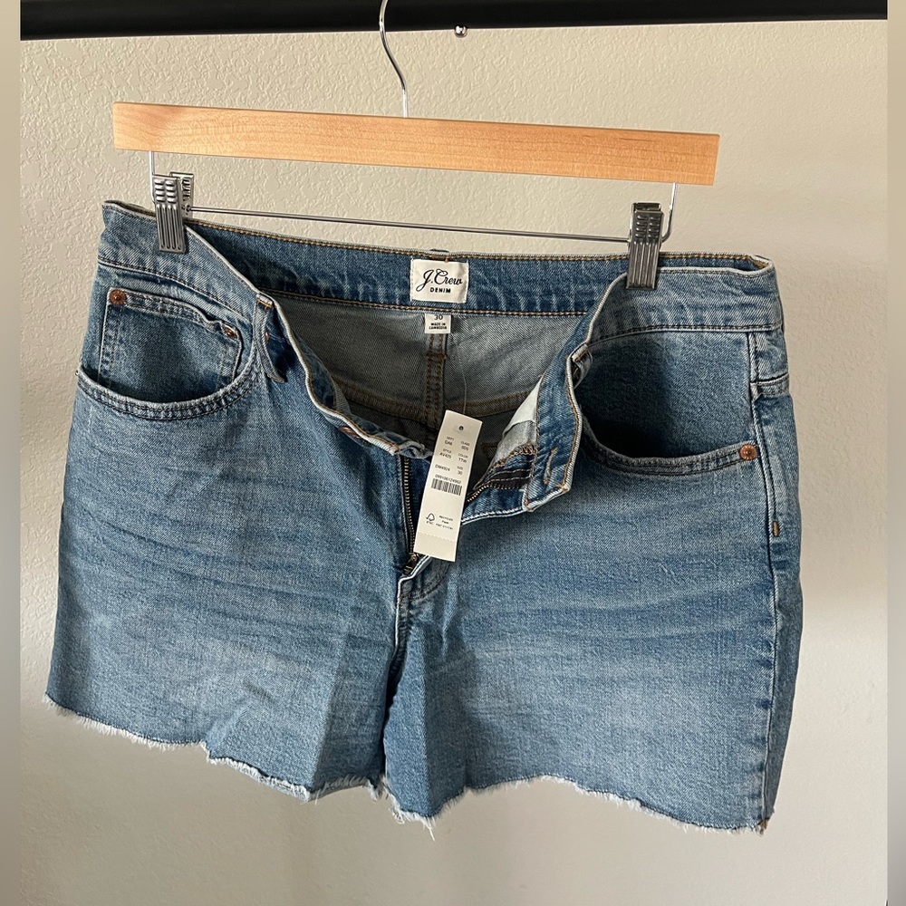 J.Crew Classic Denim Cutoff Shorts - Medium Blue, NWT